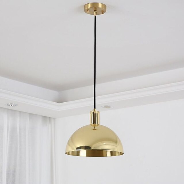 Lights & Lighting Pendant Lights | 1-Light 30 cm Pendant Light Metal Brass Modern 110-120V / 220-240V - BR34743