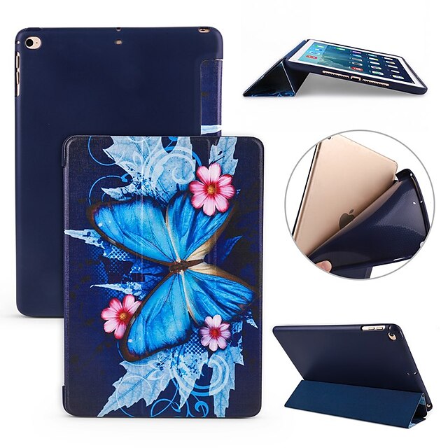  Case For Apple iPad Air / iPad 4/3/2 / iPad Mini 3/2/1 Shockproof / Flip / Ultra-thin Full Body Cases Butterfly Soft Silicone / iPad Pro 10.5 / iPad (2017)