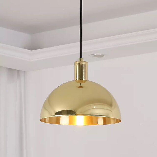 Lights & Lighting Pendant Lights | 1-Light 30 cm Pendant Light Metal Brass Modern 110-120V / 220-240V - BR34743