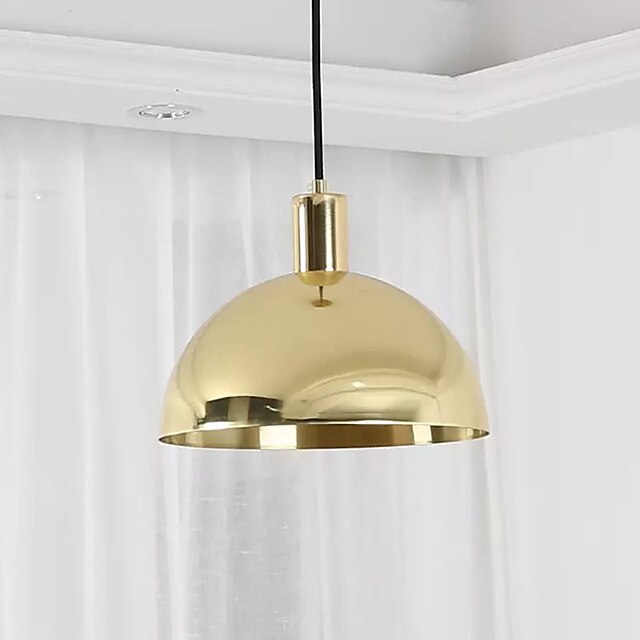 Lights & Lighting Pendant Lights | 1-Light 30 cm Pendant Light Metal Brass Modern 110-120V / 220-240V - BR34743