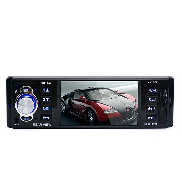  12v камера заднего вида 4.1 HD цифровой автомобиль mp5 игроки стерео FM-радио mp3 mp4 аудио-видео USB SD Автомобильная электроника в тире