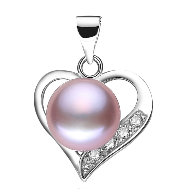  Freshwater Pearl Pendant Pearl For Women's Drops Classic & Timeless Fashion Simple Style Event / Party Gift High Quality Heart Heart 1pc