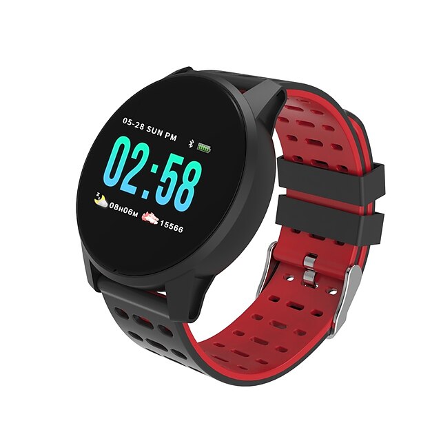  W1 smart watch bt rastreador de fitness suporte notificar / monitor de freqüência cardíaca / rastreamento de distância esportes smartwatch compatível com telefones iphone / samsung / android