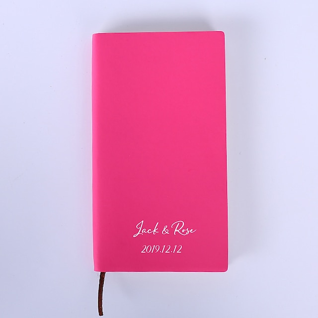  Personalized Pure Paper Notebook Bride / Groom / Bridesmaid Wedding / Graduation - 