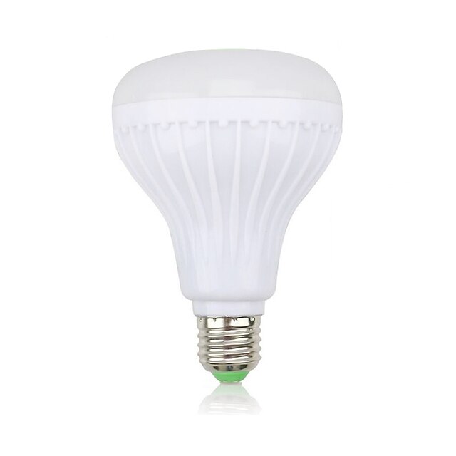  1pc 12 W Smart LED-lampe 1000 lm 28 LED Perler SMD Bluetooth Dæmpbar Fjernstyret RGB 100-240 V