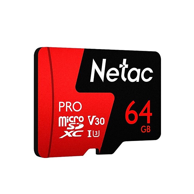  Karta pamięci microSD Netac P500 Pro 64 GB klasa 10 Karta pamięci UHS 1 U3 V30 Karta pamięci flash 256 GB Flash Microsd TF