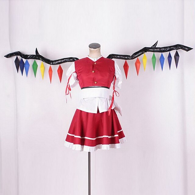  Inspired by TouHou Project Cosplay Anime Cosplay Costumes Japanese Cosplay Suits Solid Colored Others Top Wings For Men's Women's / More Accessories / More Accessories