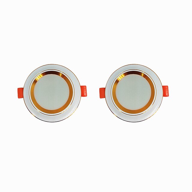  2pcs 5 W 360 lm 20 LED Beads Easy Install Recessed LED Downlights Warm White Cold White 220-240 V Ceiling Home / Office Living Room / Dining Room / CE Certified