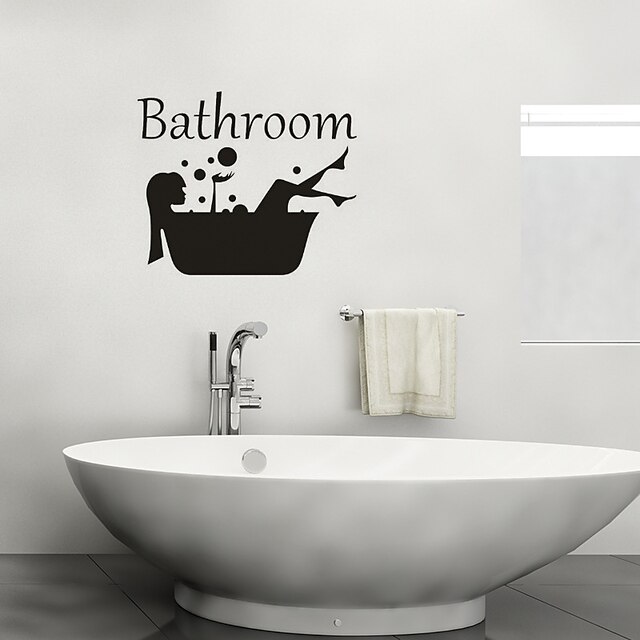  Koriste-seinätarrat - Ihmiset Wall Stickers Maisema Olohuone / Makuuhuone / Kylpyhuone