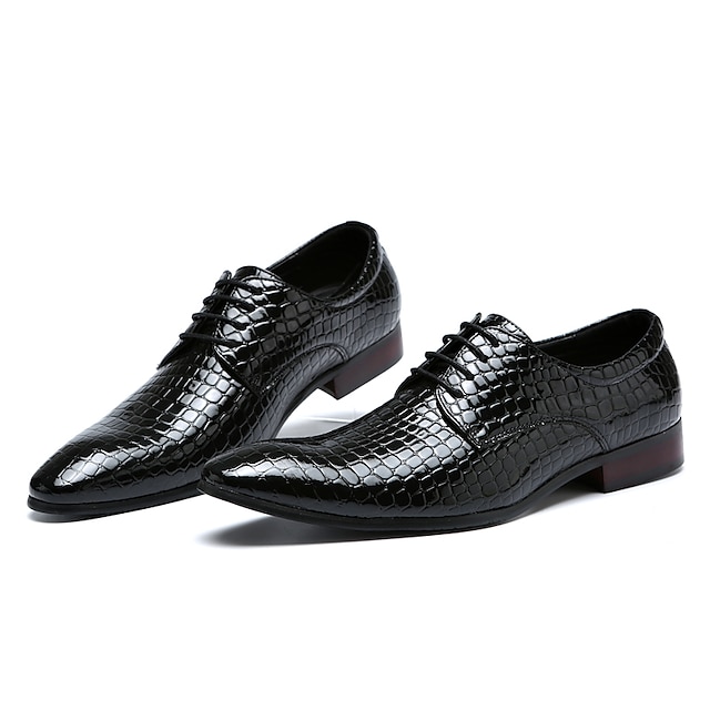 Shoes & Bags Mens Shoes | Mens Oxfords Formal Shoes Comfort Shoes Casual British Daily Party & Evening Patent Leather Non-slippi