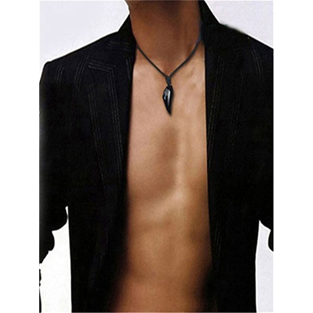  Collar Hombre Blanco Negro Azul Amarillo 50 cm Gargantillas Joyas 1 PC para Diario Festival