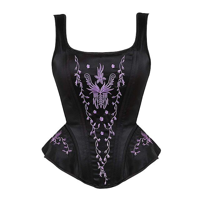  Normal Polyester Corset Sexy Broderie Mariage Broderie Corset