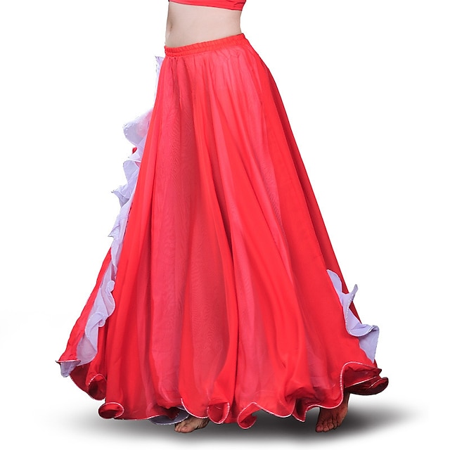  Spanish Lady Adults' Women's Flamenco Vacation Dress Dress For Polyster Patchwork Halloween Carnival Masquerade Skirts