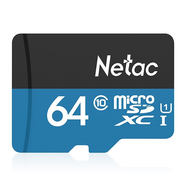  Netac 64GB minneskort UHS-I U1 / class10 P500