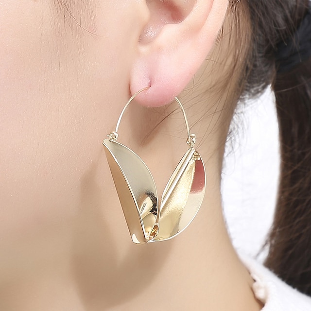  Women's Earrings Retro Stylish Earrings Jewelry Silver / Gold For Party Daily 1 Pair