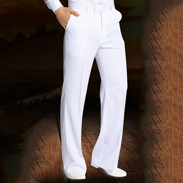 Latin Dance Pants Ruching Men's Performance Natural Spandex4