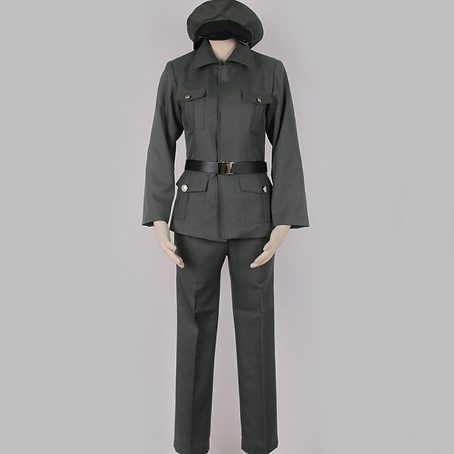  Inspired by Hetalia Cosplay Anime Cosplay Costumes Japanese Cosplay Suits Solid Colored Top Pants More Accessories For Men's Women's / Cap / Cap