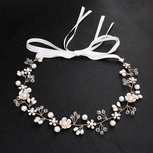  Alloy Hair Accessory with Imitation Pearl / Crystals 1 PC Wedding / Special Occasion Headpiece