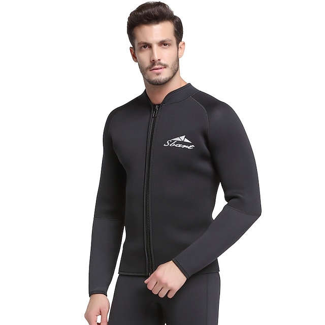 Sports & Outdoors Surfing, Diving & Snorkeling | SBART Mens Wetsuit Top 5mm SCR Neoprene Top Thermal Warm Quick Dry Stretchy Hig