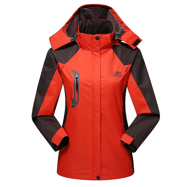 Women's Waterproof Rain Jacket with Hood Lightweight Hiking Jacket ...