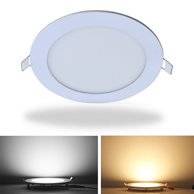  LED-Panel-Licht ultradünne Deckeneinbau-Downlight 9w 12w rundes LED-Spot-Licht ac175-265v