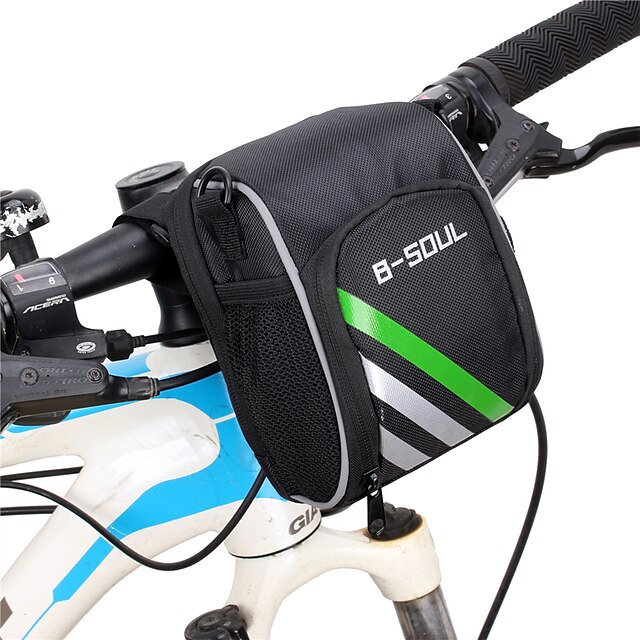  B-SOUL 1.2 L Bolsa para Manillar Portátil Listo para vestir Duradero Bolsa para Bicicleta Nailon Bolsa para Bicicleta Bolsa de Ciclismo Ciclismo Ejercicio al Aire Libre Bicicleta