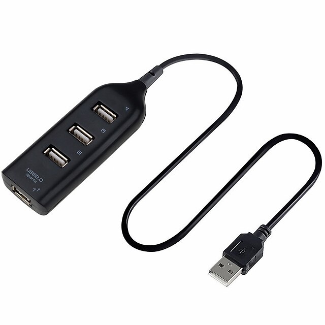  USB 2.0 to USB 2.0 USB-концентратор 4 Порты Ultra Slim / удобный