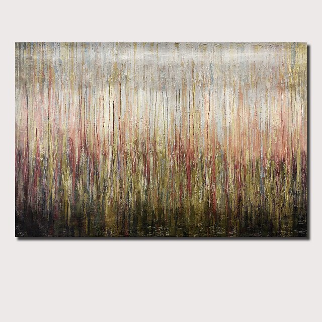  öljymaalaus käsinmaalattu abstrakti maisema nykyaikainen venytetty kangas venytetyllä kehyksellä