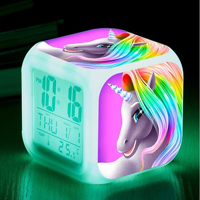  Digital Alarm clock 1 Plastics AAA Batteries Powered Lighting Wake Up Clock / Multi-function / Calendar / date / day