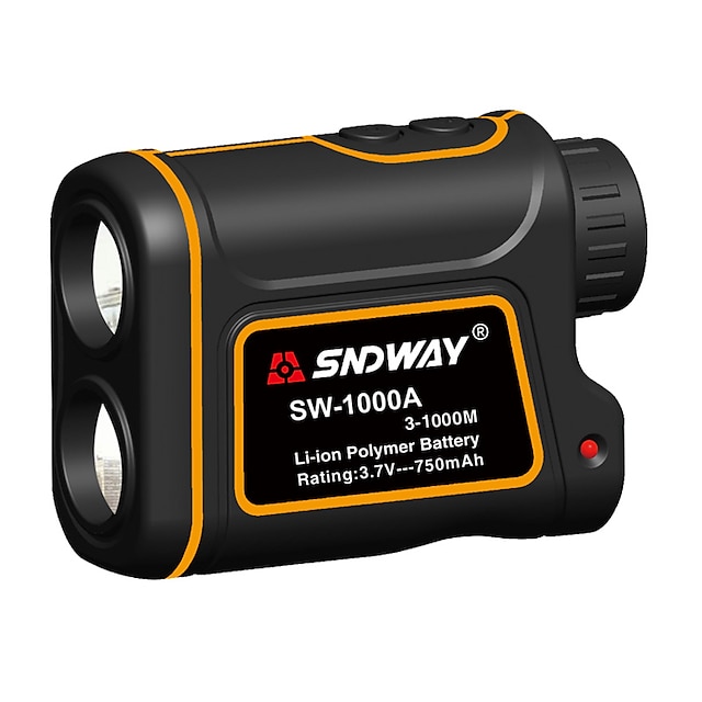  SNDWAY SW-600A/1000A/1500A Telescope Laser Rangefinder 600m/1000m/1500m with Speed Difference Measuring Function With Height Difference Measuring Function Waterproof Dustproof Optical 7 Times