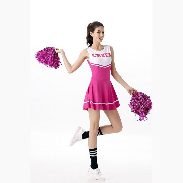  Cheerleader Adults' Women's Dress For Polyster Masquerade Dress