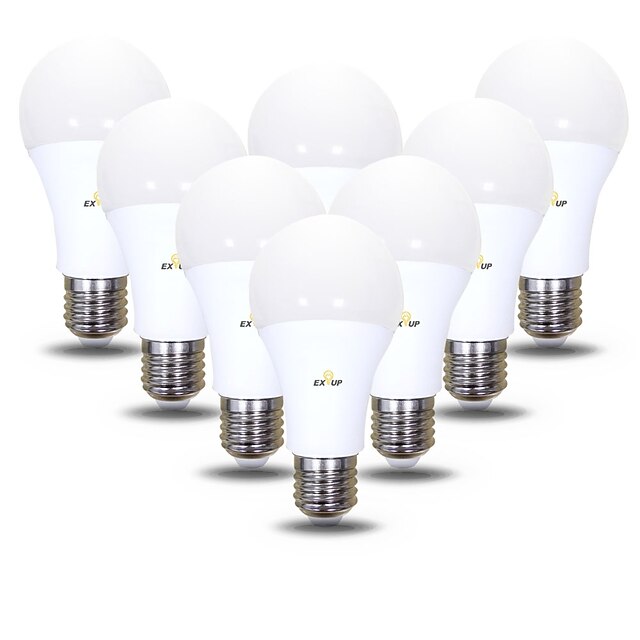  8 stuks 15 W LED-bollampen 1400 lm B22 E26 / E27 A70 42 LED-kralen SMD 2835 Warm wit Koel wit 220-240 V 110-130 V