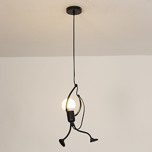  26 cm Kreatywne Lampy widzące Metal Nowość Malowane wykończenia Retro 110-120V / 220-240V