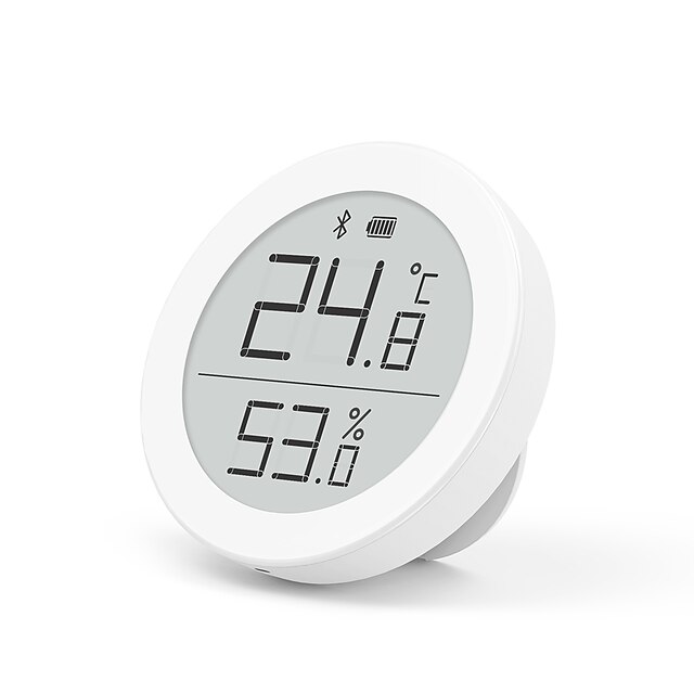  ClearGrass Digital Bluetooth Thermometer and Hygrometer 0~50 °C Electronic Ink Screen 30 Days Data Automatic Recording By APP with High-precision Sensor