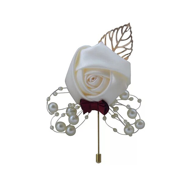  Wedding Flowers Boutonnieres / Gifts Wedding / Ceremony Silk / Beads 11-20 cm