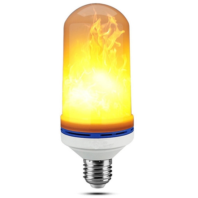  LED à économies d'énergie  e26 e27 maïs lumières effet de flamme LED à économies d'énergie  perles smd 2835 simulé nature feu lumière ampoules de maïs flamme vacillante décoration de noël rohs 2pcs