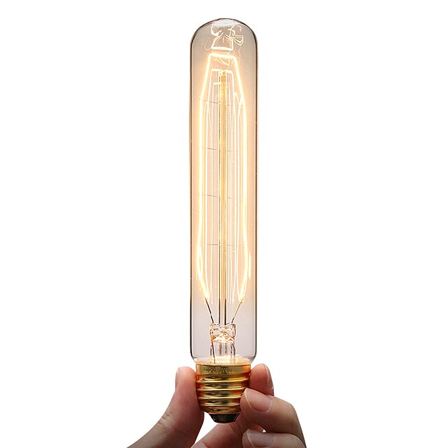  Ecolight® 1 pc edsion lâmpada e27 40 w 2700 k loft indústria retro lâmpada incandescente edison lâmpada ac220-265v
