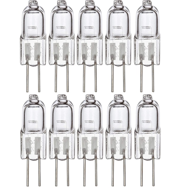 20 PCS 10W Halogen Light G4 Bi-pin Base Light Bulb Replacement Ceiling Lights 