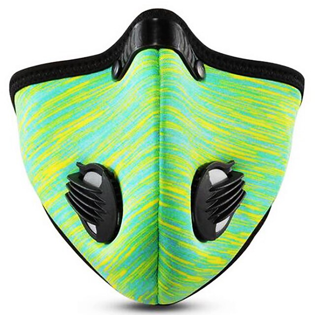  ROCKBROS Mască sport Face Mask Respirabil Bicicletă / Ciclism Piersică Verde Gri Neopren pentru Unisex Adulți Adolescent Camping & Drumeții Ciclism / Bicicletă Downhill Alergat Bicicletă Imprimeu 1