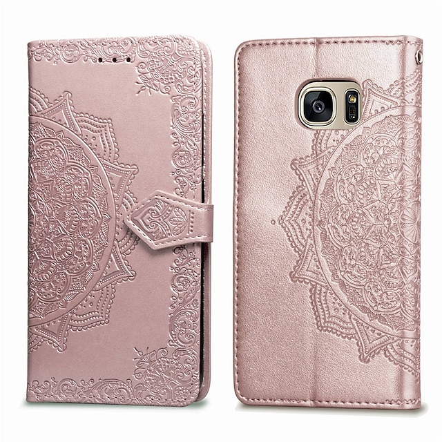  Mandala Flower Flip Case For Samsung Galaxy S22 S21 S20 Plus Ultra A72 A52 A42 A32 Wallet Card Holder with Stand PU Leather Case For Samsung Galaxy S9 S10 Plus