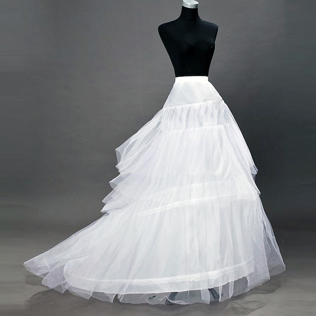 Petticoat Hoop Skirt Tutu Under Skirt 1950s White Petticoat / Crinoline ...