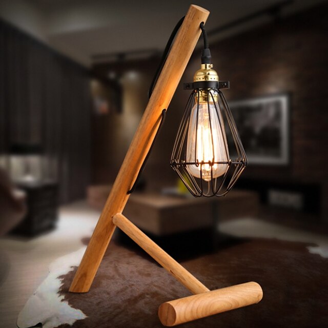  Table Lamp Artistic Modern Contemporary For Bedroom Indoor Wood Bamboo 110V