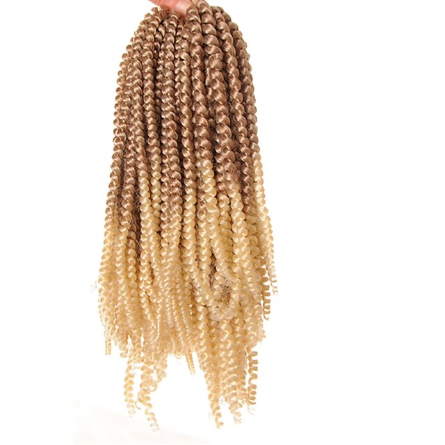  Πλεκτά μαλλιά Συνθετικές Επεκτάσεις Σγουρά Πλεξούδες κουτιού Μαύρο Συνθετικά μαλλιά Μαλλιά για πλεξούδες 1 τμχ / Το μήκος μαλλιών στην εικόνα είναι 8 inch.