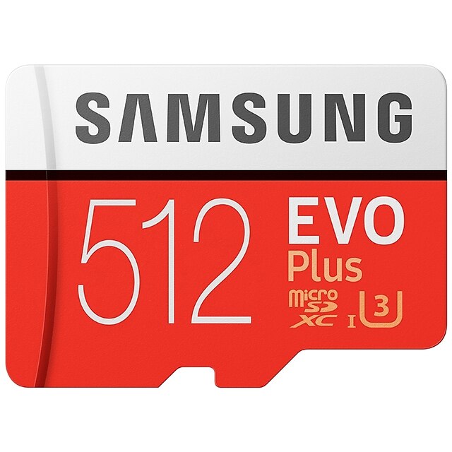  SAMSUNG 512GB TF Micro SD Card scheda di memoria Class10 U3 4K EVO plus