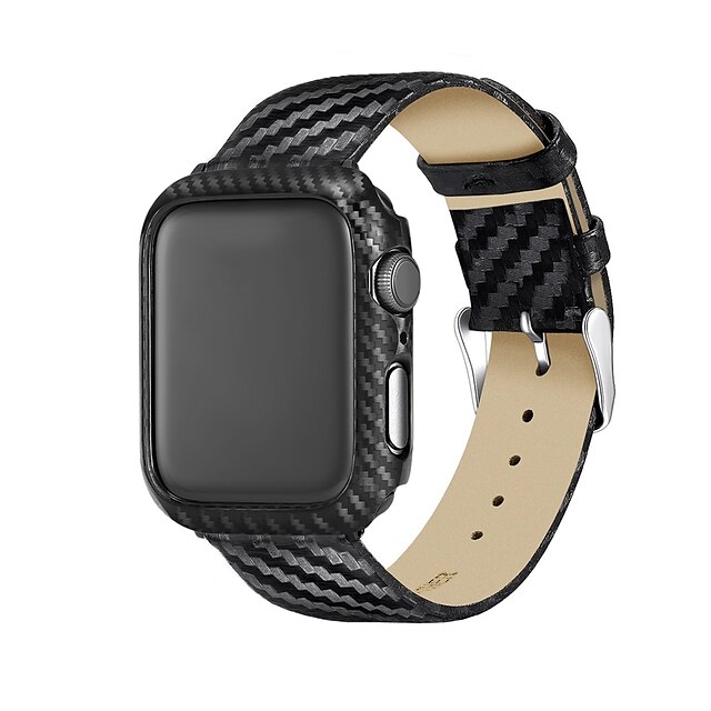  Hülle Für Apple Apple Watch Series 4 Echtleder / Kunststoff Apple