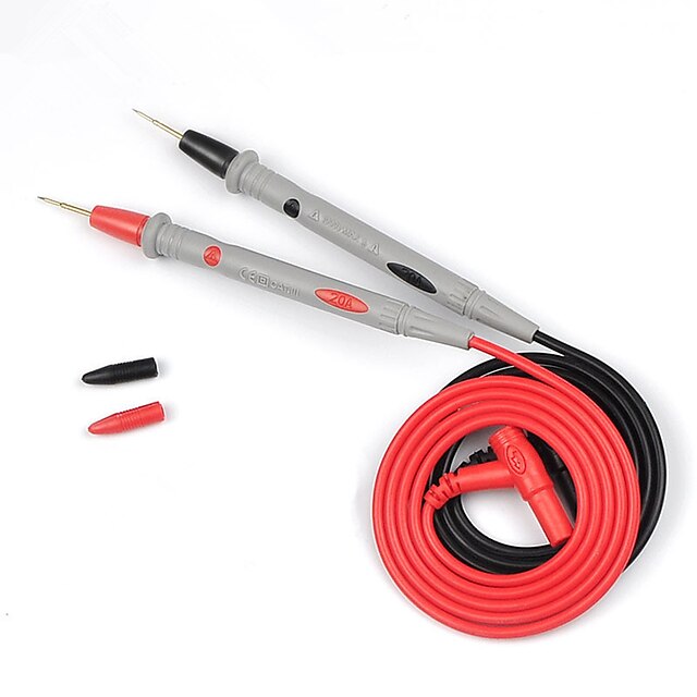  Multimeter Probe Test Leads Pin for Digital Multimeter Needle Tip Multimeter Tester Lead Probe Wire Pen Cable 20A 1000V