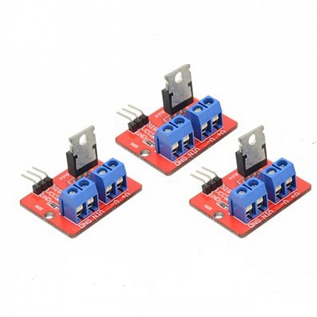  3 PCS IRF520 MOSFET Driver Module for Arduino Raspberry Pi