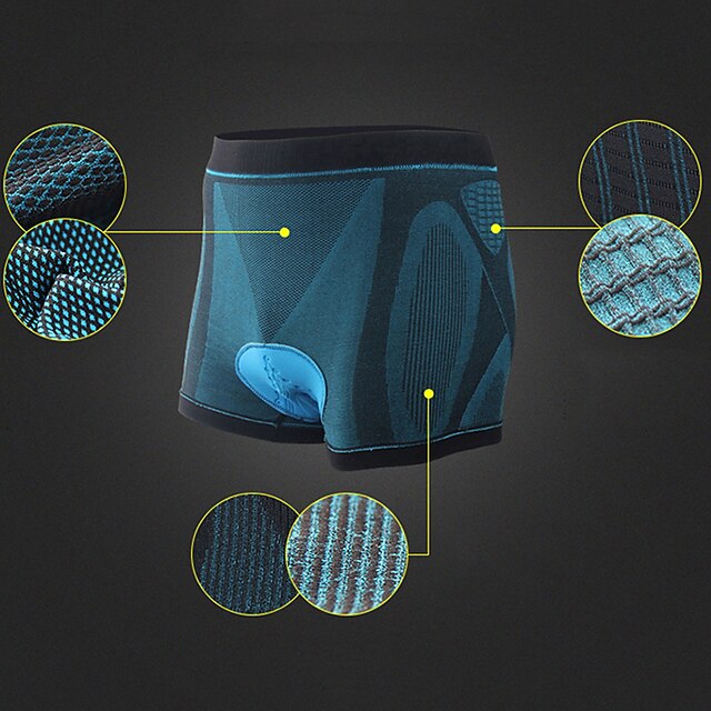 Sommet de la montagne Homme Sous Short Velo Boxer VTT Vélo Sous