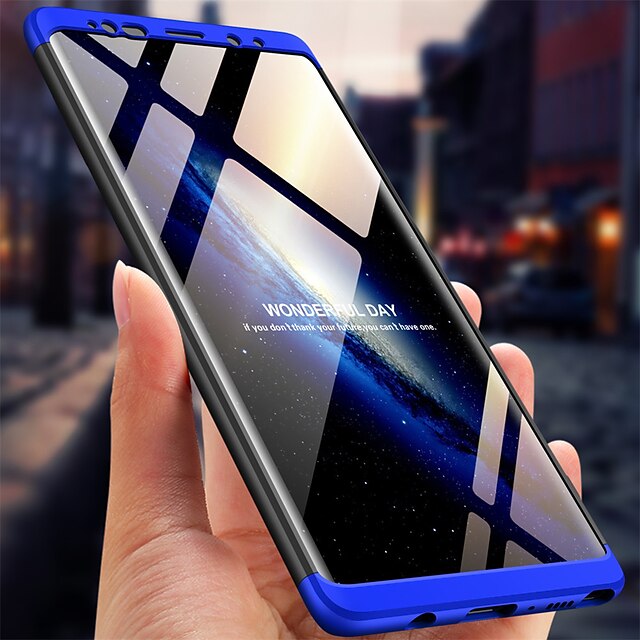  Hülle Für Samsung Galaxy Note 9 / Note 8 Ultra dünn Ganzkörper-Gehäuse Solide Hart PC