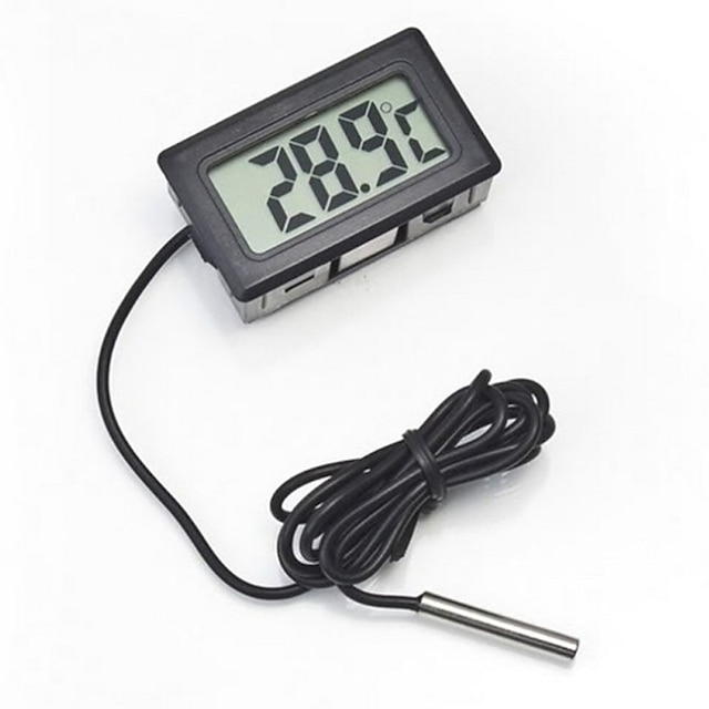  -50 ℃ -100 مقياس حرارة رقمي صغير LCD داخلي مناسب لمستشعر درجة الحرارة